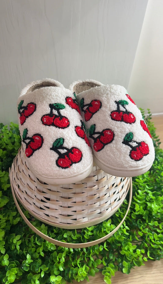 Cherry Slippers